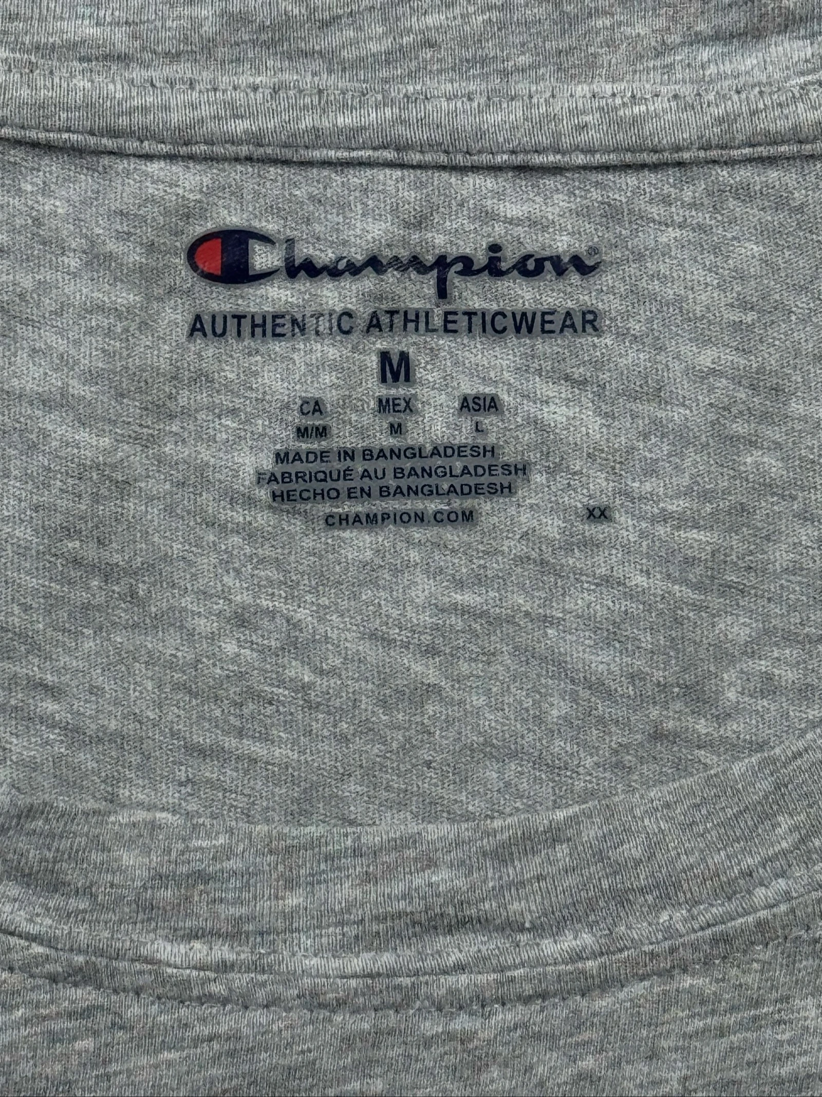Champion Cincinnati Bearcats NCAA T-Shirt Grey Logo Embroidered Sleeve Size M – photo 7